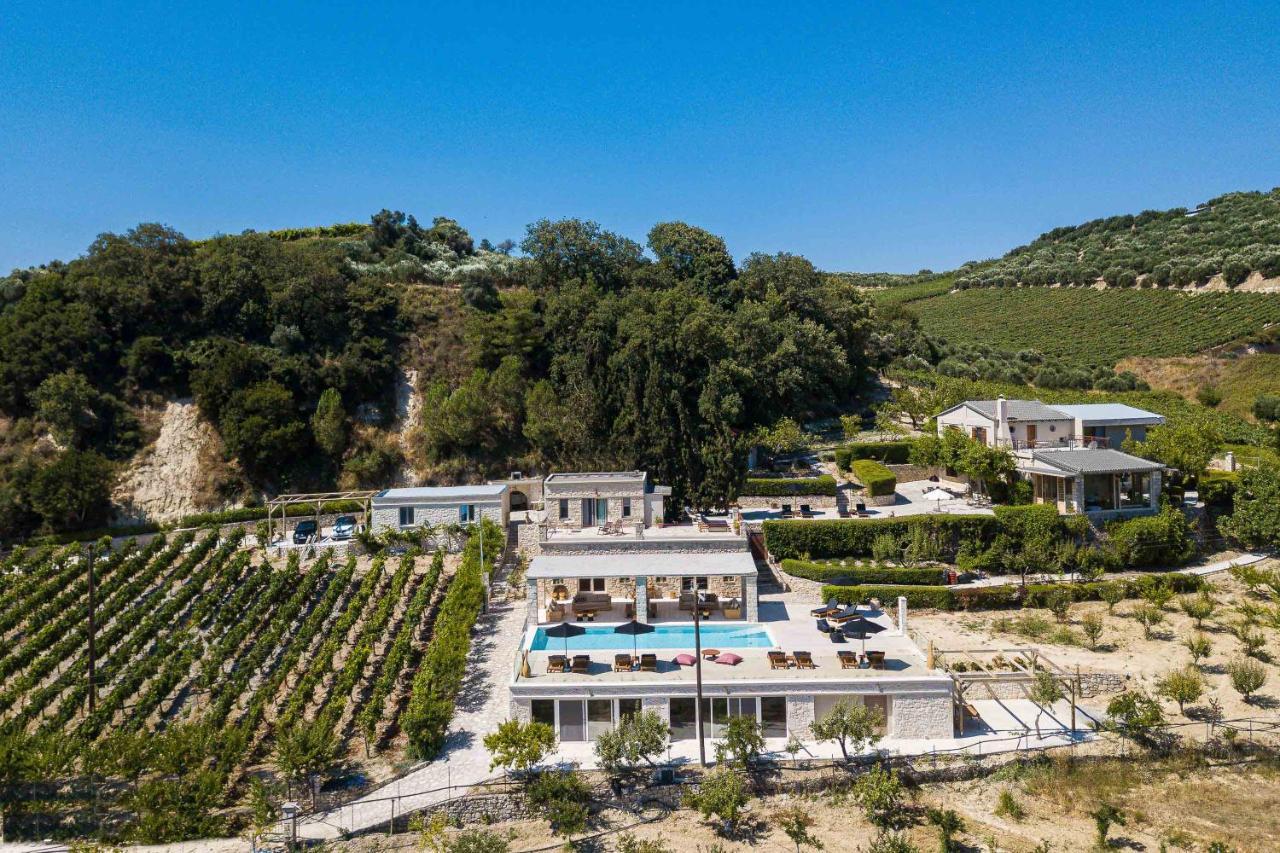 Villa Mantilari Wine Estate 7 Apartments 2 Private Pools 1 Heated Tennis Court Fitness Center อาร์คันส์ ภายนอก รูปภาพ